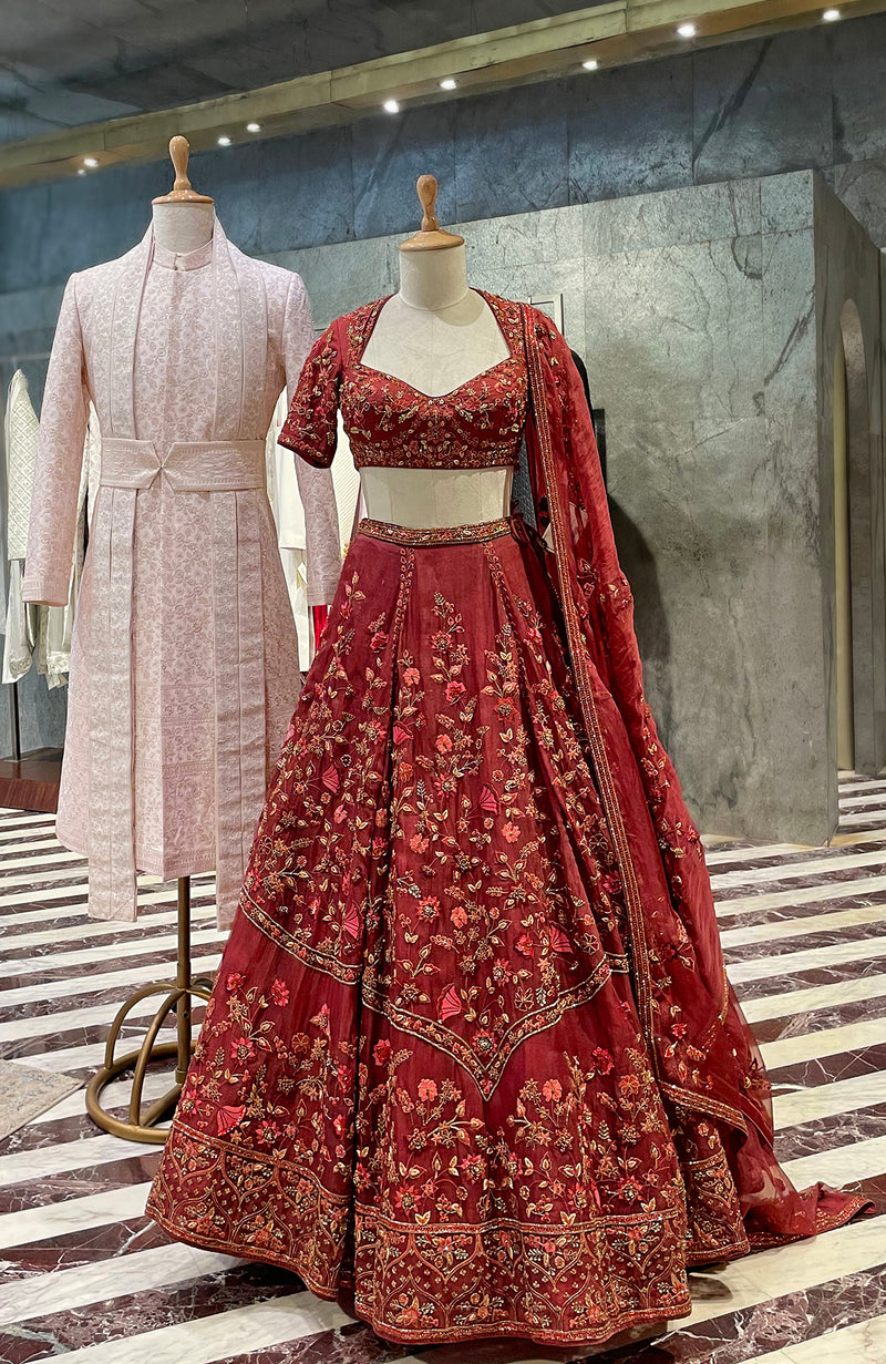 Sherwani lehenga sales