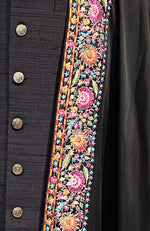 Black Kashmir Bagh Kashidakari Embroidered Shawl