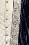 Midnight Blue Kashmiri Majesty Tilla Embroidered Shawl