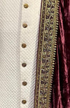 Maroon Mughal Majesty Zardozi Hand Embroidered Shawl