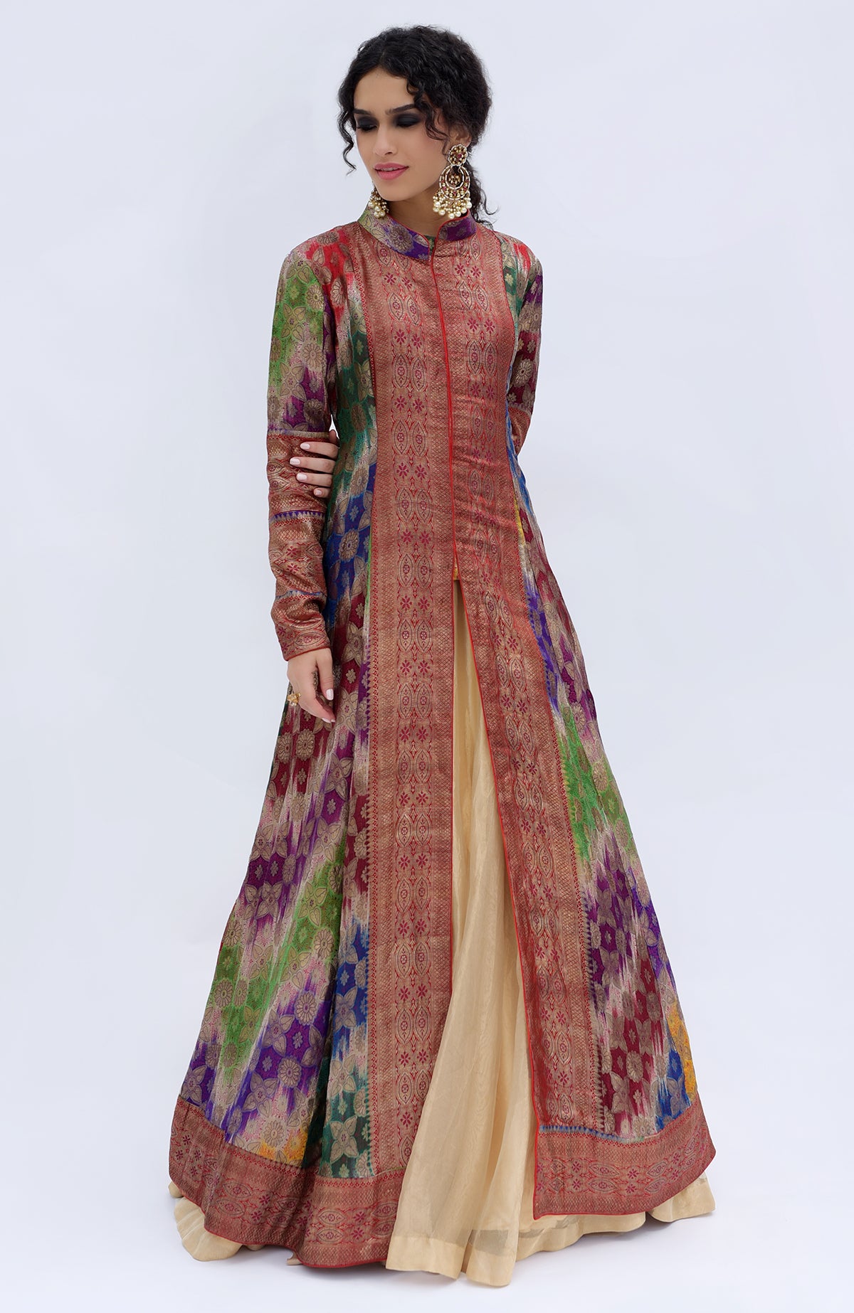 Banarasi clearance long jacket