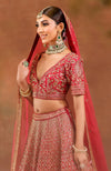 Flirtation Scarlet Red Lehenga Set