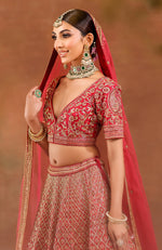 Flirtation Scarlet Red Lehenga Set