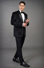 Black Moss Tuxedo Set