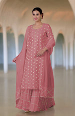 Ivory Banarasi Bootah & Aari Tilla Embroidered Sharara Set