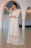 Ivory Banarasi Bootah & Aari Tilla Embroidered Sharara Set