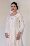 Ivory Banarasi Bootah & Aari Tilla Embroidered Sharara Set