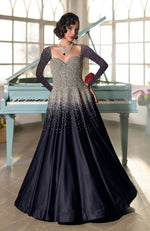 NAIRA- Crystal Hand Embroidered Princess Gown