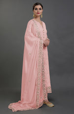 English Rose Chikankari & Gota Patti Hand Embroidered Kurta Set