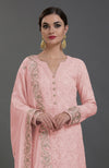 English Rose Chikankari & Gota Patti Hand Embroidered Kurta Set