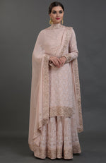 Chikankari & Gota Patti Hand Embroidered Sharara Suit