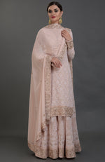 Chikankari & Gota Patti Hand Embroidered Sharara Suit