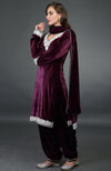 Noor Silk-Velvet Tilla Embroidered Patiala Salwar Suit