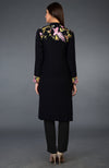 Black Parsi Gara Embroidered Jacket