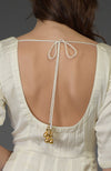 Classic Ivory Scoop Neckline Anarkali Suit