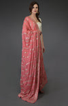 Living Coral Gota Patti & Zari Hand Embroidered Dupatta