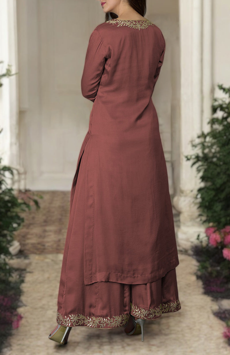 Chutney Gota Patti Work Farshi Palazzo Suit