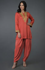 Chutney Kashmiri Tilla Embroidered Dhoti Pants Suit