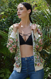 Garden Talk 3D Blossoms Sequin Hand Embroidered Jacket