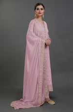 English Rose Chikankari & Gota Patti Hand Embroidered Kurta Set