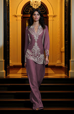 Pepper Stem Embroidered Tunic Set