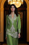 Pepper Stem Embroidered Tunic Set