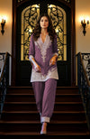 Dessert Rose Embroidered Tunic Set