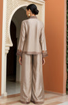 Kashmir Kashidakari Jamawar Embroidered Jacket Set
