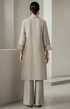 Ivory Smoke Embroidered Kurta Set
