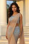 Celestial Grace Sequin Embroidered Drape Saree