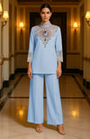 Ivory Royale Crystal Embroidered Ensemble