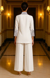 Ivory Royale Crystal Embroidered Ensemble