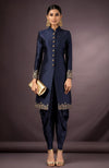 Sitara Embroidered Midnight Navy Jacket Set