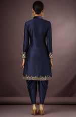 Sitara Embroidered Midnight Navy Jacket Set