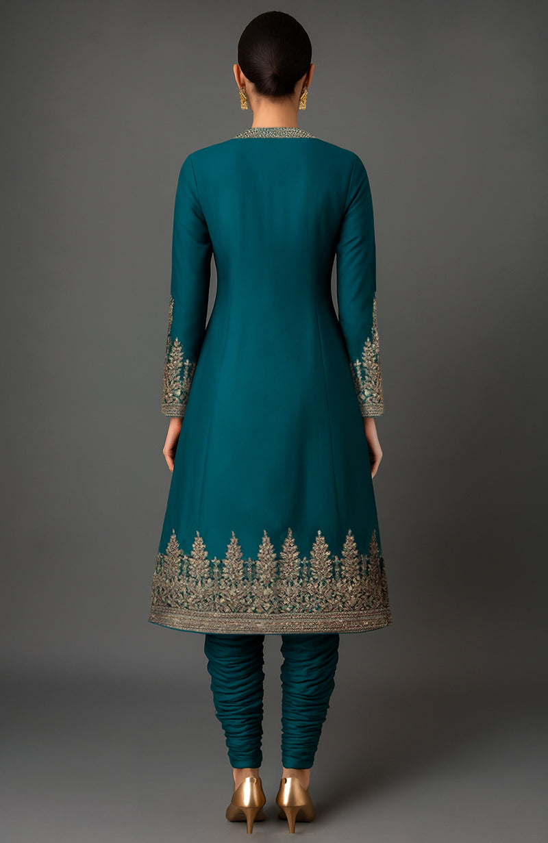 Nayla Embroidered Jacket Set