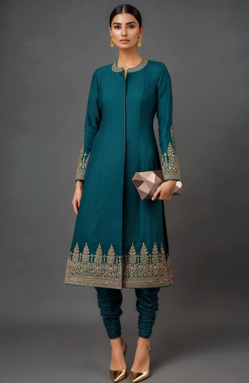 Nayla Embroidered Jacket Set