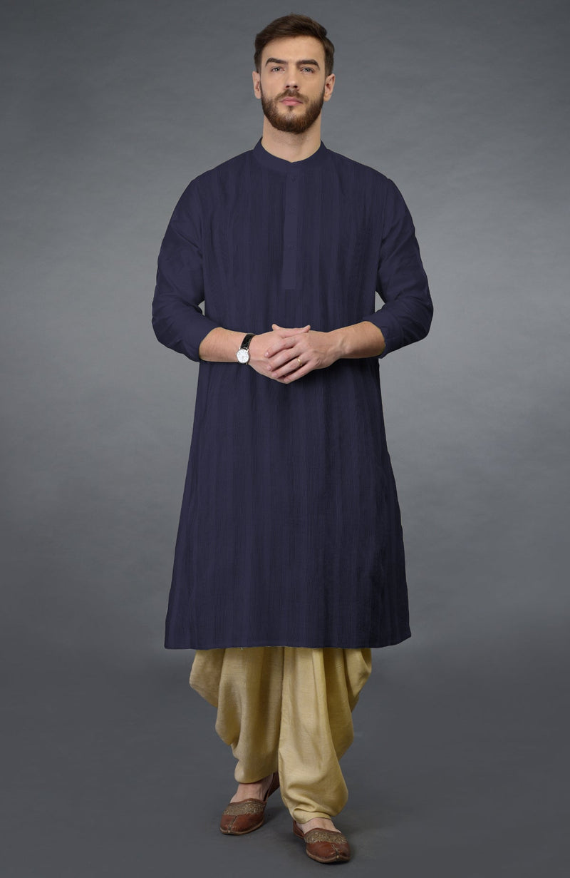 Bottle Green Pintuck Kurta Set