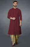Eclipse Blue Pintuck Kurta Set