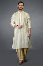 Bottle Green Pintuck Kurta Set