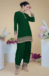 Emerald Green Zardozi Hand Embroidered Salwar Suit