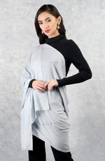 Ira Winter Sky Swarovski Pure Cashmere Stole