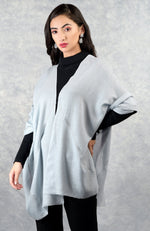 Ira Winter Sky Swarovski Pure Cashmere Stole