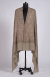 Toosh Colour Sozni Hand Embroidered Pure Pashmina Long Shawl