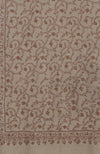 Toosh Colour Sozni Hand Embroidered Pure Pashmina Long Shawl