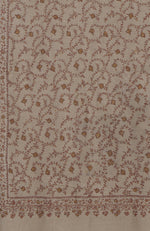 Toosh Colour Sozni Hand Embroidered Pure Pashmina Long Shawl
