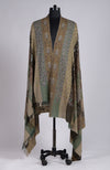Camel Beige Sozni Hand Embroidered Pure Pashmina Long Shawl