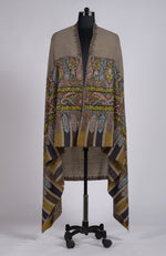 Toosh Colour Pure Pashmina Masterpiece  Sozni Jamawar Hand Embroidered Long Shawl