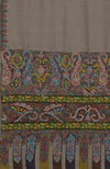 Toosh Colour Pure Pashmina Masterpiece  Sozni Jamawar Hand Embroidered Long Shawl
