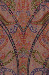 Beige Kalamkari and Sozni Hand Embroidered Pure Pashmina Shawl