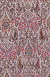 Light Cream Kalamkari and Sozni Hand Embroidered Pure Pashmina Shawl